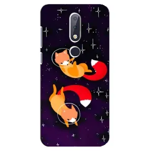 Чехол с Лисичкой для Nokia 6.1 Plus (Лисы)