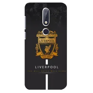 Силиконовые Чехлы принт Футбол на Nokia 6.1 Plus (Liverpool)