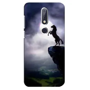 Чохли з зображенням різних тварин на Nokia 6.1 Plus (Кінь)