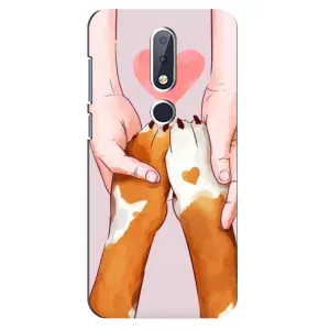 Чохол (ТПУ) Милі песики для Nokia 6.1 Plus (Любов до собак)