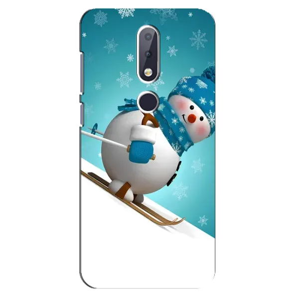 Чехол с рисунком «Лыжник» для Nokia 6.1 Plus Чехол с рисунком «Лыжник» для Nokia 6.1 Plus