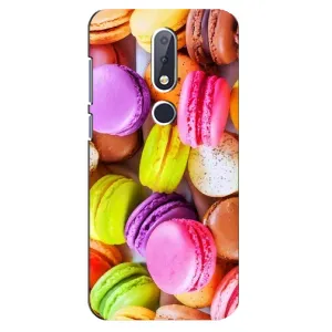 Чехол с изображением вкусной еды для Nokia 6.1 Plus (Макаруны)