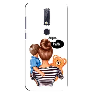 Чохол з малюнком «Мама і син» для Nokia 6.1 Plus