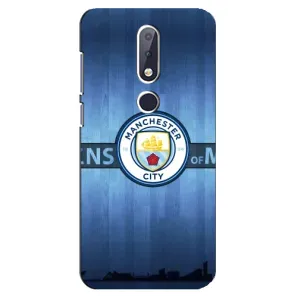 Силиконовые Чехлы принт Футбол на Nokia 6.1 Plus (ManCity)