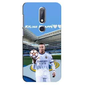 Чохол (TPU) з Футболістом на Nokia 6.1 Plus (Mbappe Real)