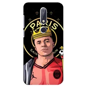 Чохол (TPU) з Футболістом на Nokia 6.1 Plus (Mbappe King)