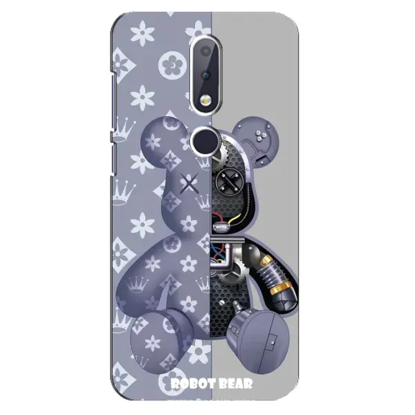 Чехол с рисунком «Медведь Louis Vuitton» для Nokia 6.1 Plus