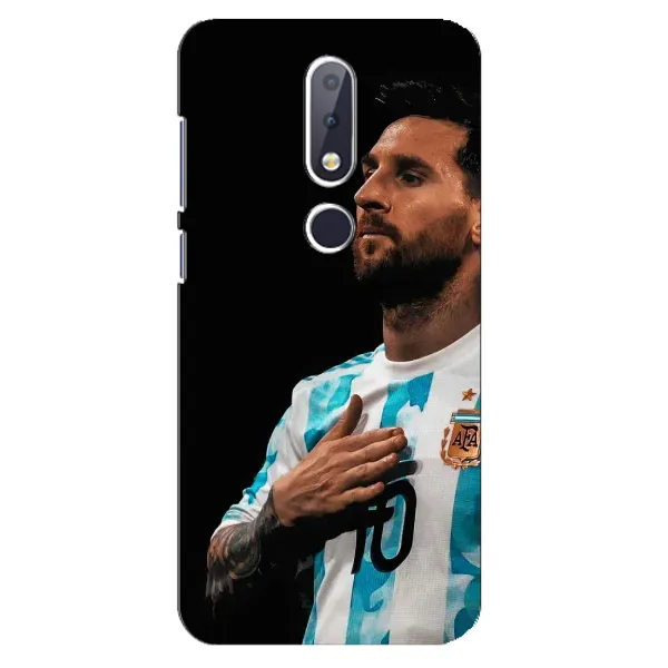 Чехол с рисунком «Месси Капитан» для Nokia 6.1 Plus