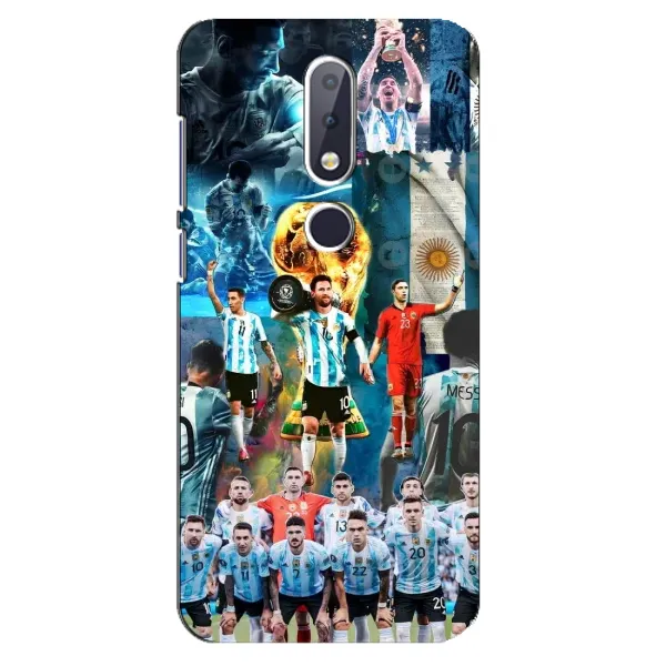 Чехол с рисунком «Месси в сборной» для Nokia 6.1 Plus