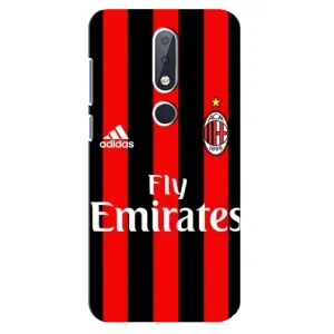 Чехлы с ТОП Футбольными клубами на Nokia 6.1 Plus (Milan)