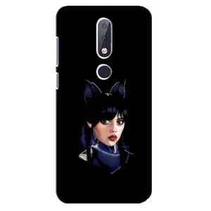 Чехлы с принтом Уэнсдей на Nokia 6.1 Plus (Милая Уэнсдей)