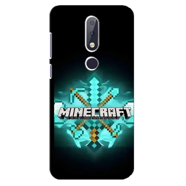 Чехол с рисунком «MineCraft 2» для Nokia 6.1 Plus