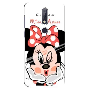 Чехол с рисунком «Minni Mouse» для Nokia 6.1 Plus
