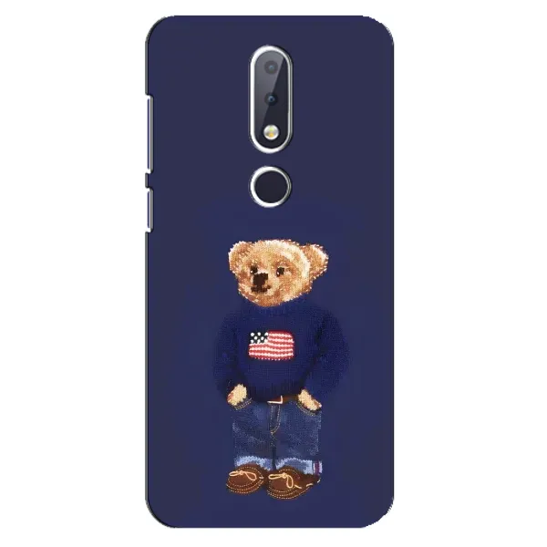 Чохол з малюнком «Мішка USA» для Nokia 6.1 Plus