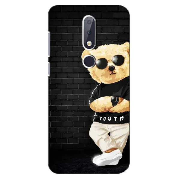 Чохол з малюнком «Мішка в окулярах» для Nokia 6.1 Plus