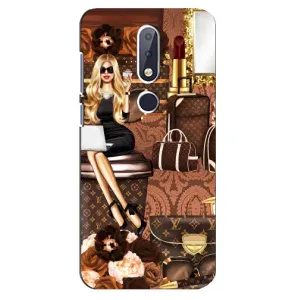 Чохол Стиль Louis Vuitton на Nokia 6.1 Plus (Мода Луі Віттон)