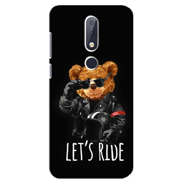 Чохол з малюнком «Модный Мишка» для Nokia 6.1 Plus