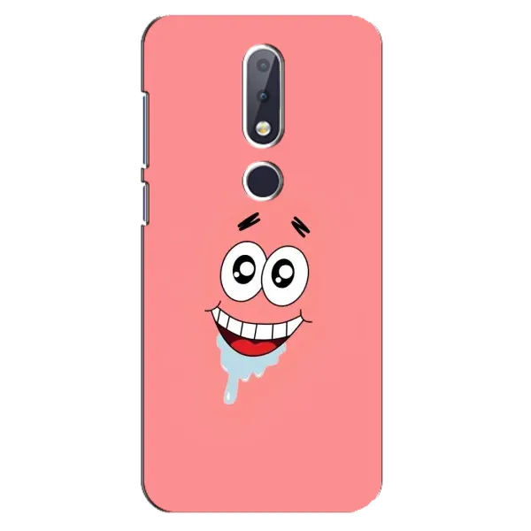 Чехол с рисунком «Мордочка Патрика» для Nokia 6.1 Plus