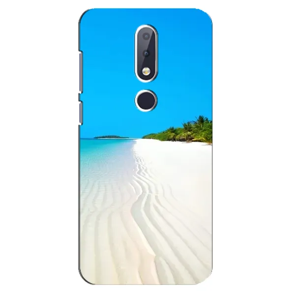 Чехол с рисунком «Море песок» для Nokia 6.1 Plus Чехол с рисунком «Море песок» для Nokia 6.1 Plus