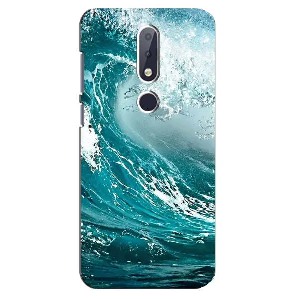 Чехол с рисунком «Морская волна» для Nokia 6.1 Plus Чехол с рисунком «Морская волна» для Nokia 6.1 Plus