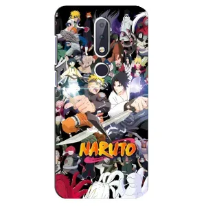 Купить Чехлы на телефон с принтом Anime для Nokia 6.1 Plus (Наруто постер)
