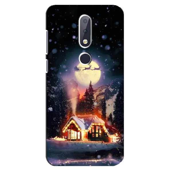 Чехол с рисунком «Настроение зимнее» для Nokia 6.1 Plus