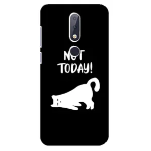 Бампер з зображенням Котиків для Нокіа 6.1 Плюс (Not Today)