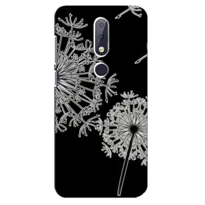 Силіконовий Чохол з кульбабками на Nokia 6.1 Plus (Кульбаба)