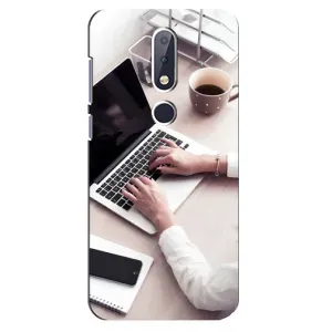 Чехол с рисунком «Офисный работник» для Nokia 6.1 Plus