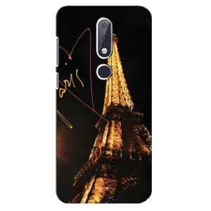 Чехол с Эйфелевой башней на Nokia 6.1 Plus (Paris)