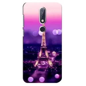 Чехол с Эйфелевой башней на Nokia 6.1 Plus (Париж башня)