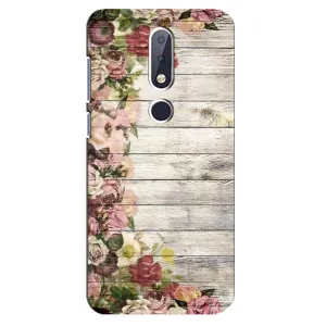 Чохли з тематикою "КВІТИ" на Nokia 6.1 Plus (Плетені квіти)