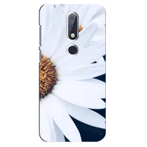 Чохол з ромашками на Nokia 6.1 Plus (Пів ромашки)