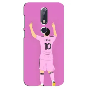 Чохли Лео Мессі в Маямі на Nokia 6.1 Plus (Святкування Мессі)