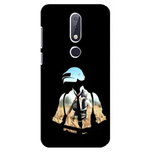 Чохол з картинкою "Герой Pubg" на Nokia 6.1 Plus (Пубг мен)