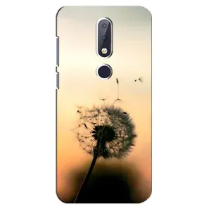 Силіконовий Чохол з кульбабками на Nokia 6.1 Plus (Роздмухана кульбабка)