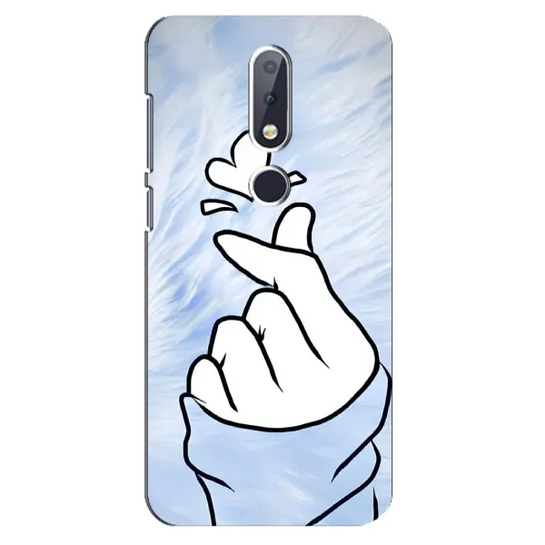 Чехол с рисунком «Сердечка знак» для Nokia 6.1 Plus Чехол с рисунком «Сердечка знак» для Nokia 6.1 Plus