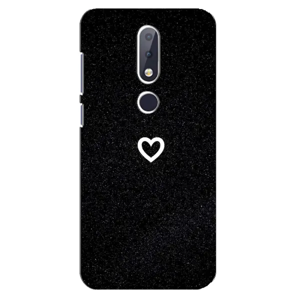 Чехол с рисунком «Сердечко» для Nokia 6.1 Plus Чехол с рисунком «Сердечко» для Nokia 6.1 Plus