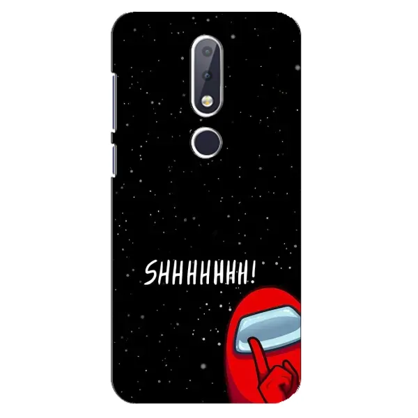 Чехол с рисунком «SHHHHH» для Nokia 6.1 Plus Чехол с рисунком «SHHHHH» для Nokia 6.1 Plus