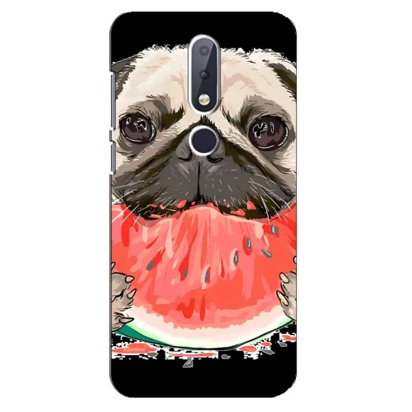 Чехол с рисунком «Смешной Мопс» для Nokia 6.1 Plus Чехол с рисунком «Смешной Мопс» для Nokia 6.1 Plus
