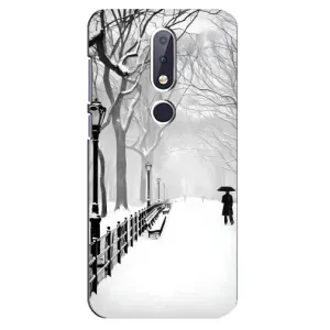 Чехлы на Новый Год Nokia 6.1 Plus (Снегом замело)