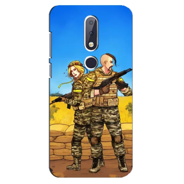 Чехол с рисунком «Солдаты ЗСУ» для Nokia 6.1 Plus Чехол с рисунком «Солдаты ЗСУ» для Nokia 6.1 Plus