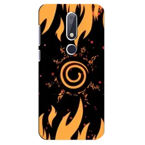 Купить Чехлы на телефон с принтом Anime для Nokia 6.1 Plus (Солнце Наруто)