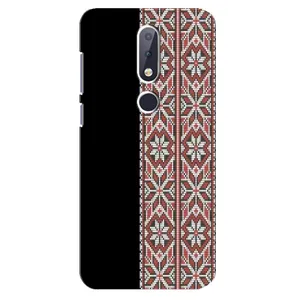 Силиконовый Чехол на Nokia 6.1 Plus с картинкой Вышиванки (Стильная вишиванка)