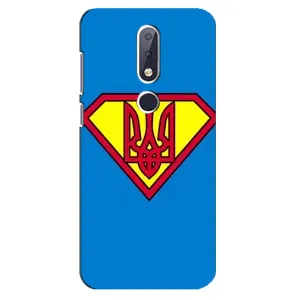 Чехол с картинкой (Патриотический ГЕРБ) на Nokia 6.1 Plus (Super - Герб)