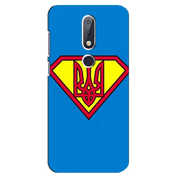 Чехол с рисунком «Super - Герб» для Nokia 6.1 Plus Чехол с рисунком «Super - Герб» для Nokia 6.1 Plus
