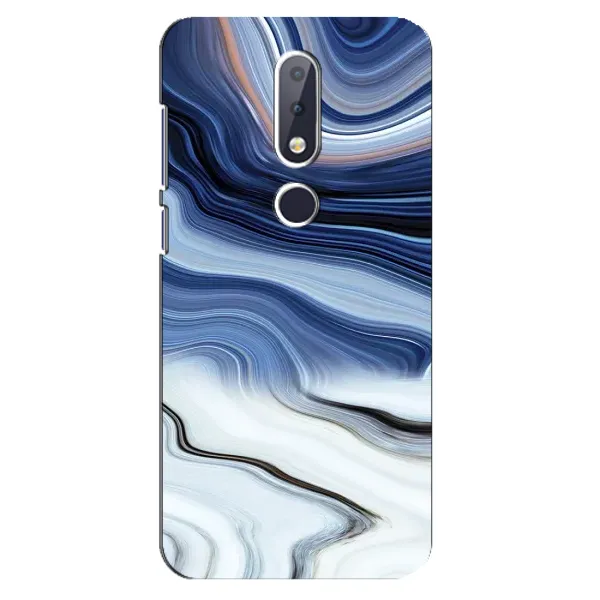 Чехол с рисунком «Светлый мрамор» для Nokia 6.1 Plus Чехол с рисунком «Светлый мрамор» для Nokia 6.1 Plus