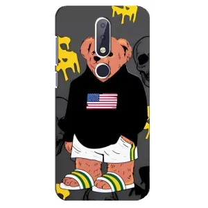 Чохли Мішка Тедді для Нокіа 6.1 Плюс (Teddy USA)