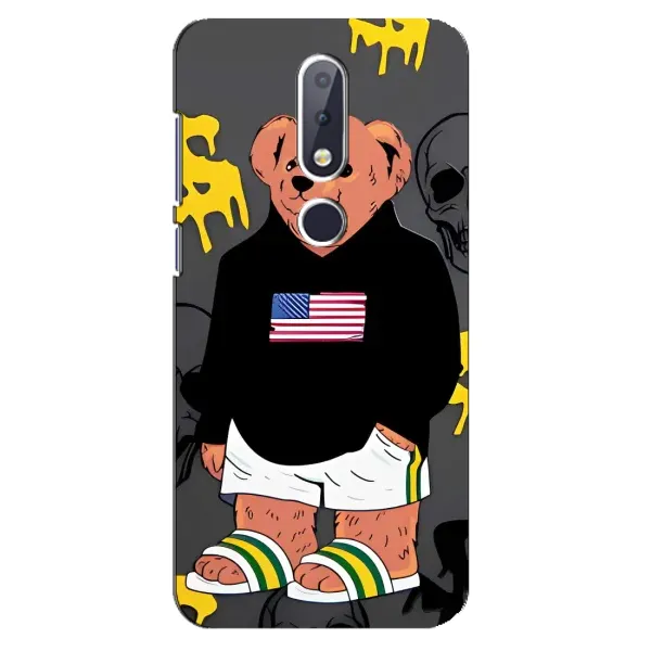 Чохол з малюнком «Teddy USA» для Nokia 6.1 Plus
