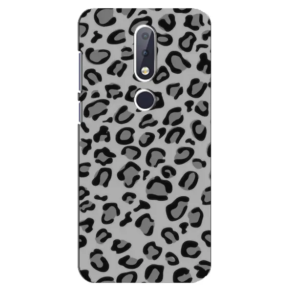 Чехол с рисунком «Темный леопрад» для Nokia 6.1 Plus Чехол с рисунком «Темный леопрад» для Nokia 6.1 Plus